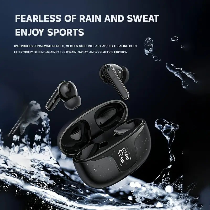 LALIVE XY-19 Wireless Sport Earbuds TWS BT5.3 LED Display Earphone Headset Headphone HIFI Stereo Audio Charging Noise Cable Connection Microphone Mobile Electronic Digital